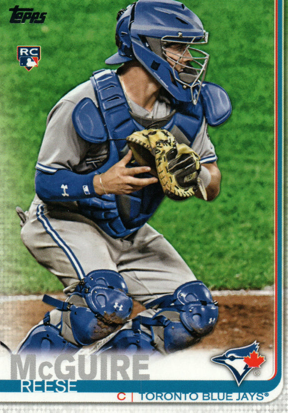 #442 Reese Mcguire Rookie Toronto Blue Jays 2019 Topps Series 2 Baseball Card