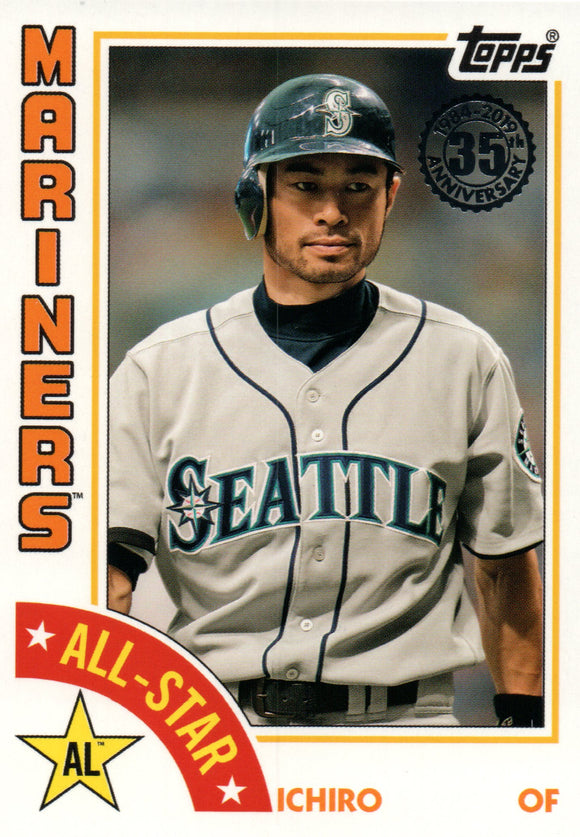 84AS-I Ichiro Seattle Mariners 2019 Topps Series 2 Baseball Card