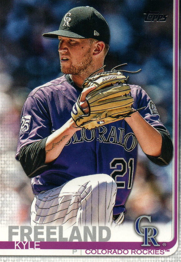 #647 Kyle Freeland Colorado Rockies  2019 Topps Series 2 Baseball Card
