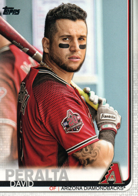 #352 David Peralta Arizona Diamondbacks 2019 Topps Series 2 Baseball Card