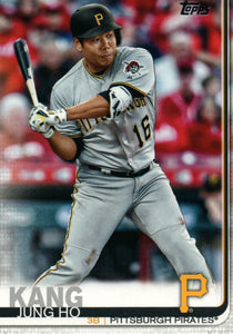 #391 Jung Ho Kang Pittsburgh Pirates 2019 Topps Series 2 Baseball Card