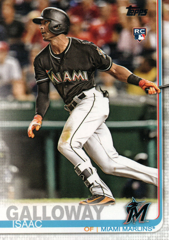 #683 Isaac Galloway Rookie Miami Marlins 2019 Topps Series 2 Baseball Card