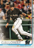 #683 Isaac Galloway Rookie Miami Marlins 2019 Topps Series 2 Baseball Card