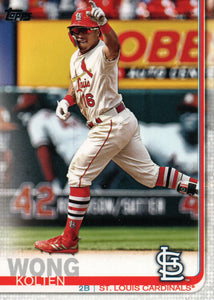 #551 Kolten Wong St Louis Cardinals  2019 Topps Series 2 Baseball Card