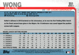 #551 Kolten Wong St Louis Cardinals  2019 Topps Series 2 Baseball Card