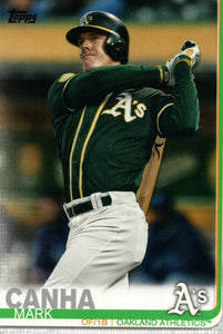 #612 Mark Canha Oakland Athletics 2019 Topps Series 2 Baseball Card