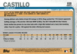 #650 Diego Castillo Rookie Tampa Bay Rays 2019 Topps Series 2 Baseball Card