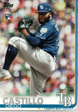#650 Diego Castillo Rookie Tampa Bay Rays 2019 Topps Series 2 Baseball Card