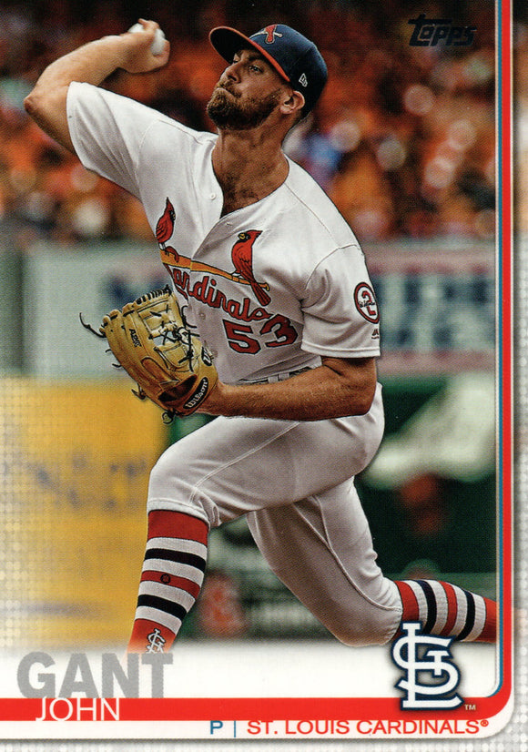 #634 John Gant St Louis Cardinals 2019 Topps Series 2 Baseball Card
