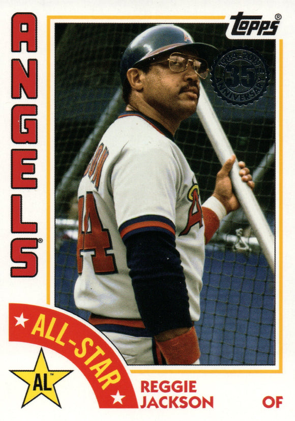 84AS-RJ Reggie Jackson Los angeles Angels 2019 Topps Series 2 Baseball Card