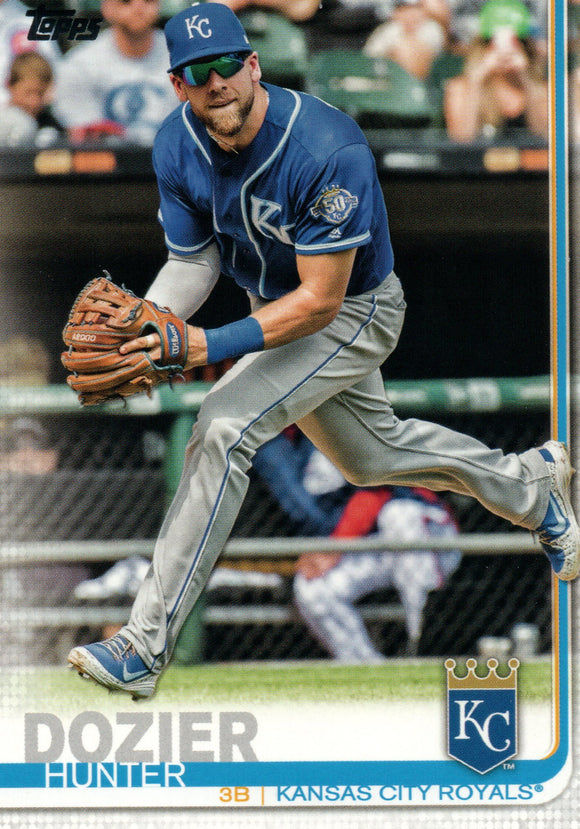 #690 Hunter Dozier Kansas City Royals 2019 Topps Series 2 Baseball Card