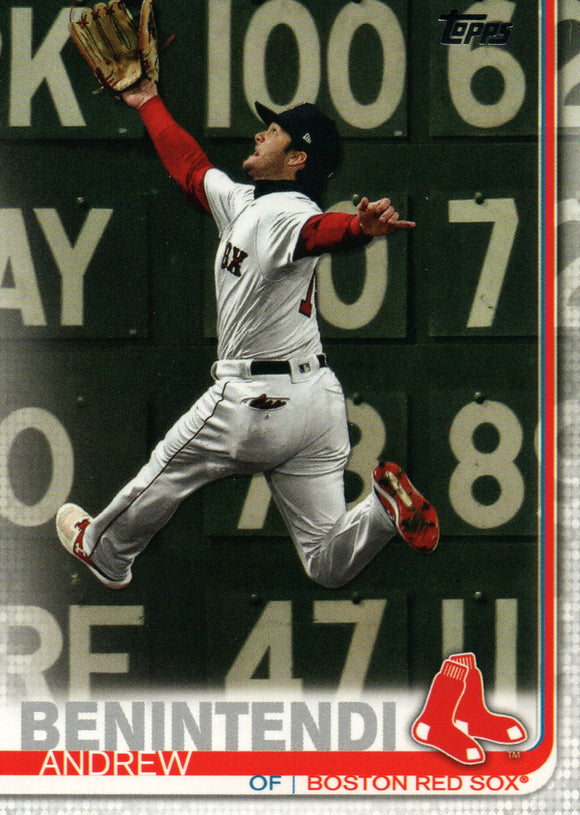 #579 Andrew Benintendi Boston Red Sox 2019 Topps Series 2 Baseball Card