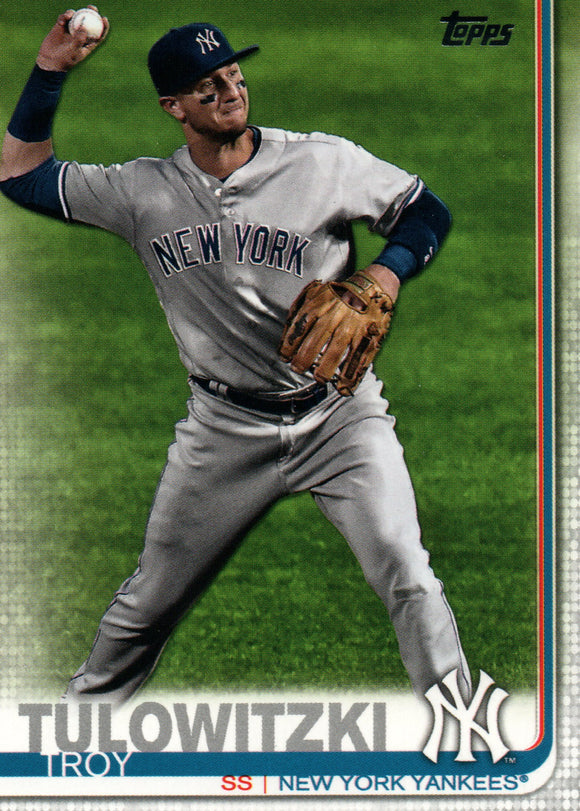 #622 Troy Tulowitzki New York Yankees 2019 Topps Series 2 Baseball Card
