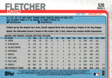 #520 David Fletcher Rookie Los Angeles Angels 2019 Topps Series 2 Baseball Card