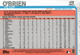 #470 Peter O'Brien Miami Marlins 2019 Topps Series 2 Baseball Card