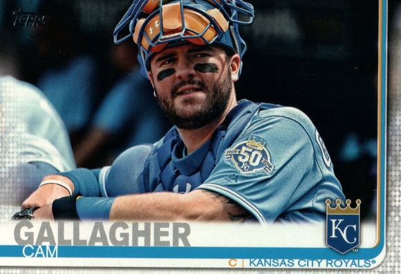 #666 Cam Gallagher Kansas City Royals 2019 Topps Series 2 Baseball Card