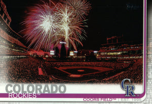 #604 Coors Field Colorado Rockies 2019 Topps Series 2 Baseball Card