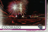 #604 Coors Field Colorado Rockies 2019 Topps Series 2 Baseball Card