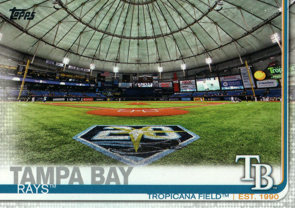 #566 Tropicana Field Tampa Bay Rays 2019 Topps Series 2 Baseball Card
