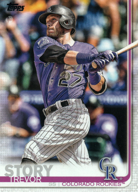 #460 Trevor Story Colorado Rockies 2019 Topps Series 2 Baseball Card