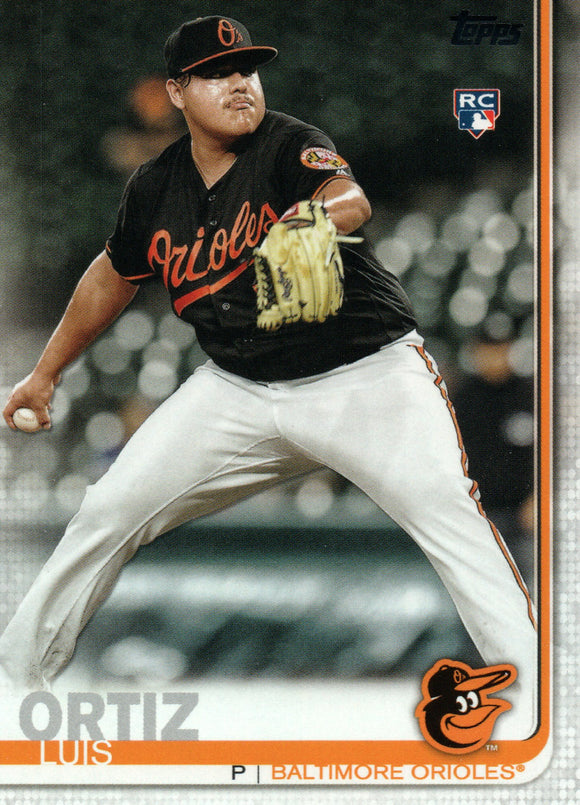#678 Luis Ortiz Rookie Baltimore Orioles 2019 Topps Series 2 Baseball Card