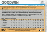 #640 Brian Goodwin Kansas City Royals 2019 Topps Series 2 Baseball Card