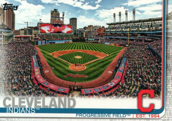 #495 Progressive Field Cleveland Indians 2019 Topps Series 2 Baseball Card