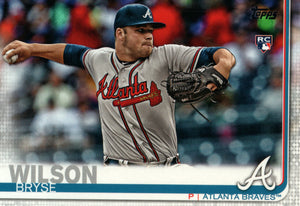#641 Bryse Wilson Rookie Atlanta Braves 2019 Topps Series 2 Baseball Card