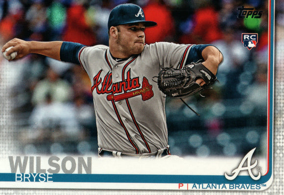 #641 Bryse Wilson Rookie Atlanta Braves 2019 Topps Series 2 Baseball Card