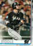 #607 J.T. Riddle Miami Marlins  2019 Topps Series 2 Baseball Card