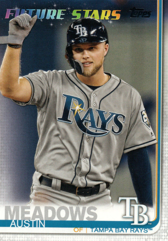 #564 Austin Meadows Future Stars Tampa Bay Rays 2019 Topps Series 2 Baseball Card