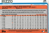 #596 Anthony Rizzo Chicago Cubs 2019 Topps Series 2 Baseball Card