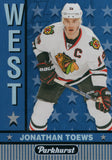 W-7 Jonathan Toews West Chicago Blackhawks 2017-18 Parkhurst Hockey Card