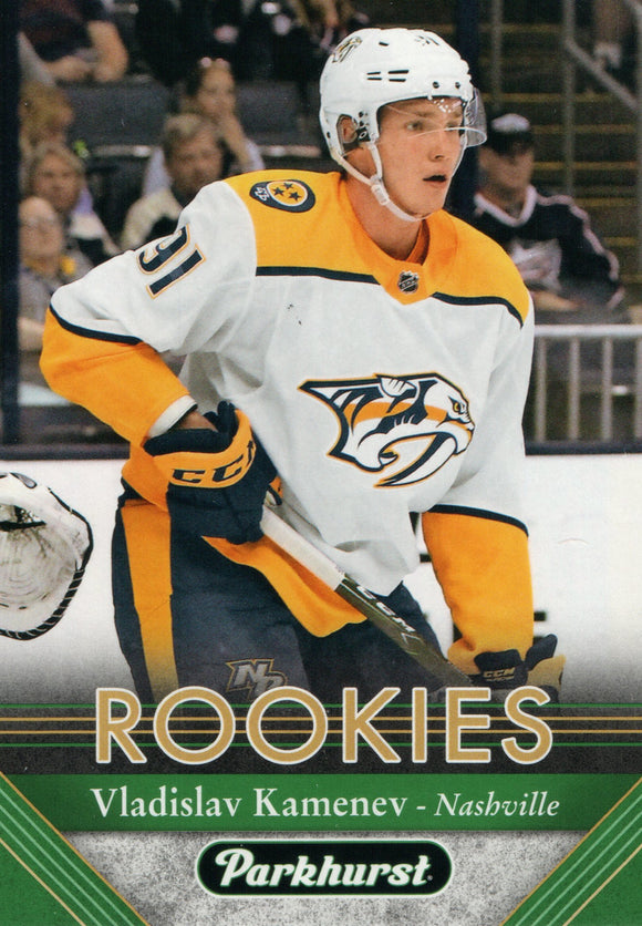 #267 Vladislav Kamenev Rookie Nashville Predators 2017-18 Parkhurst Hockey Card