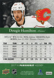 #34 Dougie Hamilton Calgary Flames 2017-18 Parkhurst Hockey Card