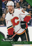 #34 Dougie Hamilton Calgary Flames 2017-18 Parkhurst Hockey Card