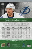 #210 Steven Stamkos Tampa Bay Lightning 2017-18 Parkhurst Hockey Card