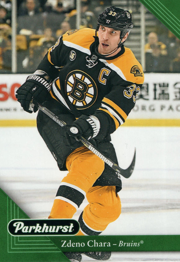 #24 Zdeno Chara Boston Bruins 2017-18 Parkhurst Hockey Card