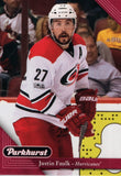 #47 Justin Faulk Carolina Hurricanes 2017-18 Parkhurst Hockey Card