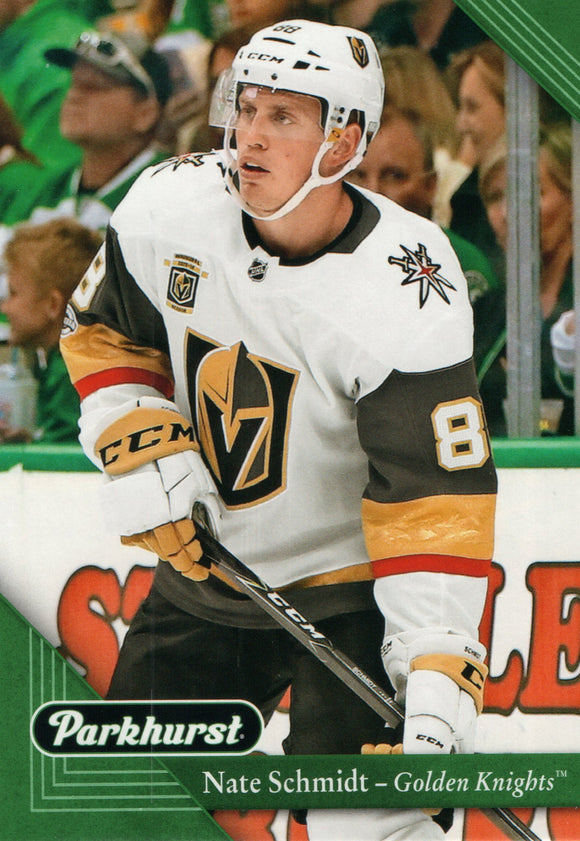 #236 Nate Schmidt Vegas Golden Knights 2017-18 Parkhurst Hockey Card