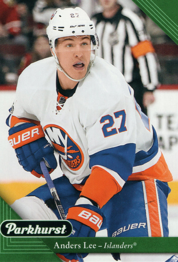 #148 Anders Lee New York Islanders 2017-18 Parkhurst Hockey Card