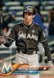 #170 Christian Yelich Miami Marlins 2018 Topps Series 1 Baseball Card