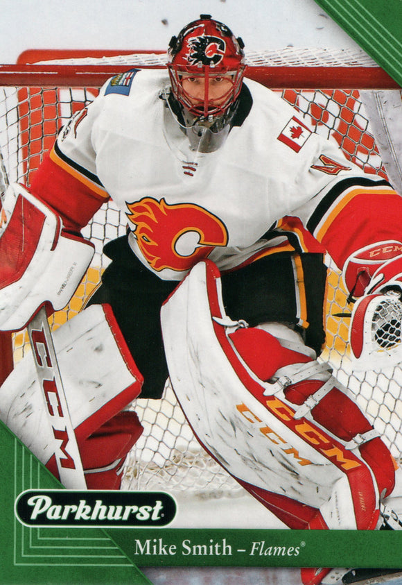 #35 Mike Smith Calgary Flames 2017-18 Parkhurst Hockey Card