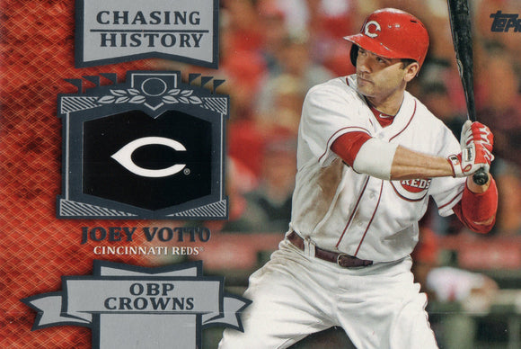 CH-91 Joey Votto Chasing History Cincinnati Reds 2013 Topps Baseball Card