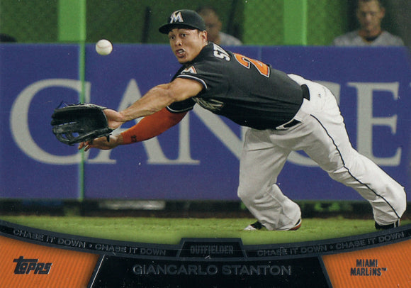 CD-15 Giancarlo Stanton Miami Marlins 2013 Topps Baseball Card DAL