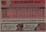 #223 Roy Lee Jackson New York Mets 1981 Topps Baseball Card DAL
