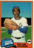 #223 Roy Lee Jackson New York Mets 1981 Topps Baseball Card DAL