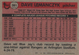 #391 Dave Lemanczyk Los Angeles Angels 1981 Topps Baseball Card DAM