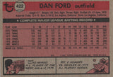 #422 Dan Ford Los Angeles Angels 1981 Topps Baseball Card DAM
