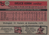 #272 Bruce Kimm Chicago White Sox 1981 Topps Baseball Card DAM